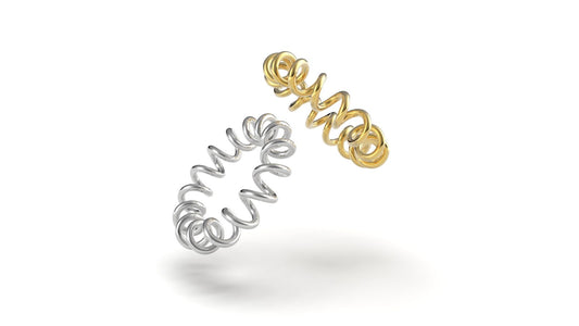 SILVER MERINGUE RING