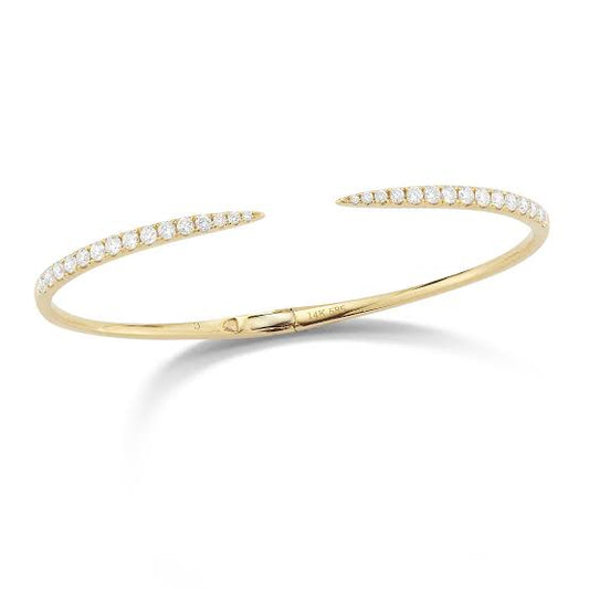 Yellow Gold Choux Bangle