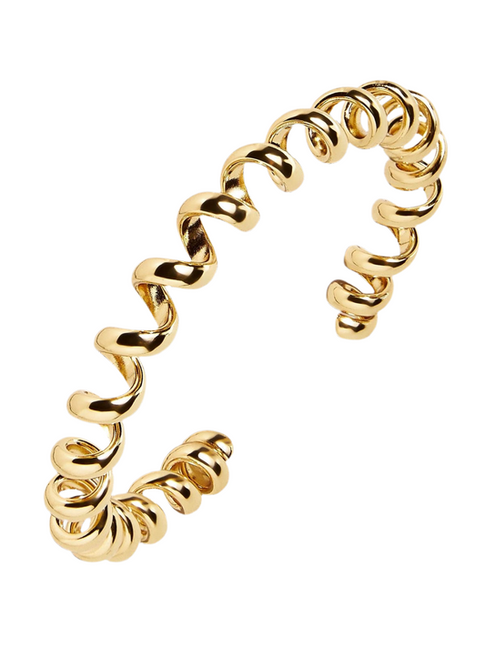 GOLD SPIRAL BANGLE