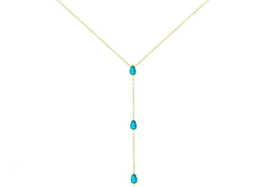 TURQUOISE TROIS NECKLACE