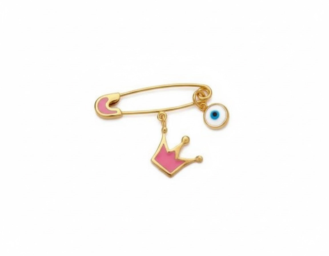Baby Girl Gold Pin