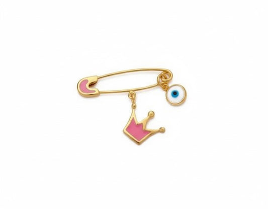 Baby Girl Gold Pin