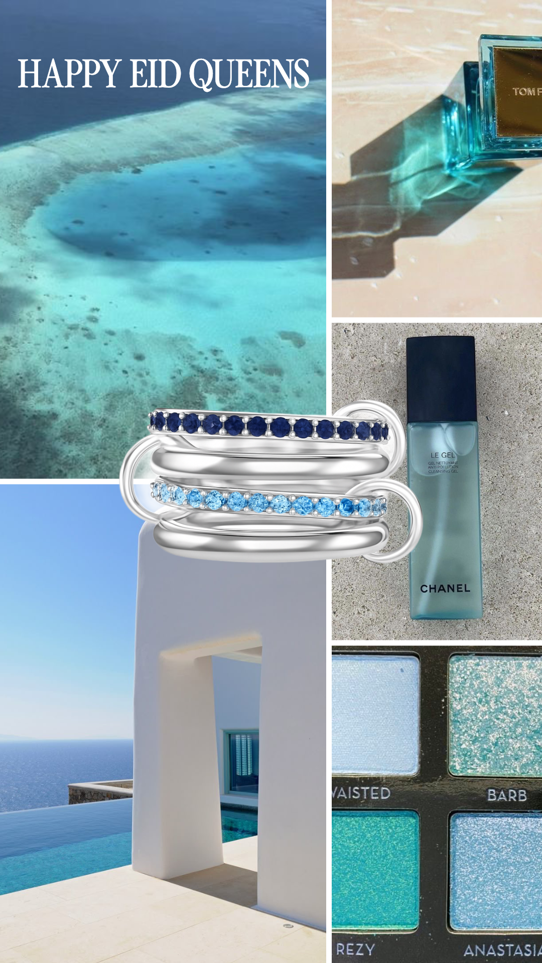 AZURE CONNESSO RING