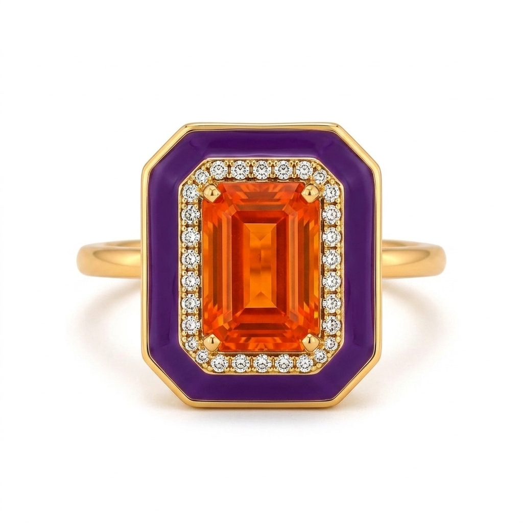 Tramonto Ring Citrine