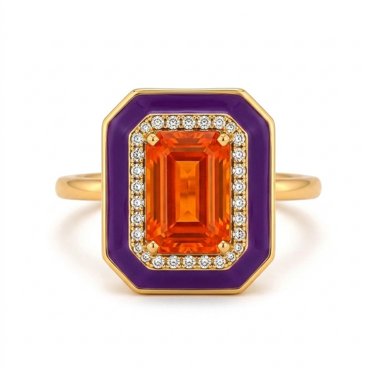 Tramonto Ring Citrine