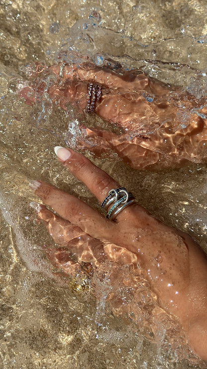 AZURE CONNESSO RING