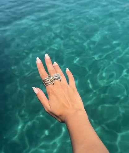 AZURE CONNESSO RING
