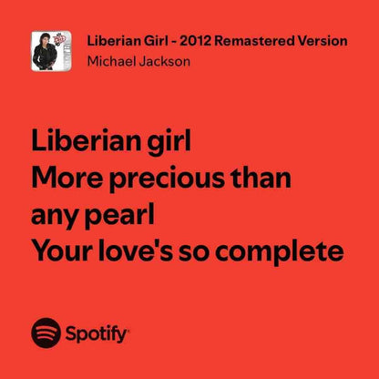 Liberian Girl Hand Chain