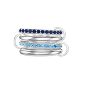 AZURE CONNESSO RING