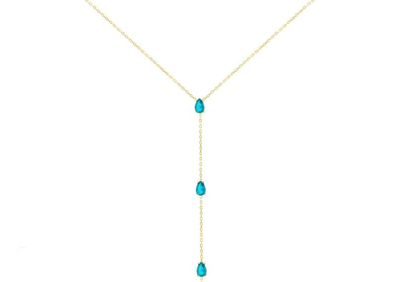 TURQUOISE TROIS NECKLACE