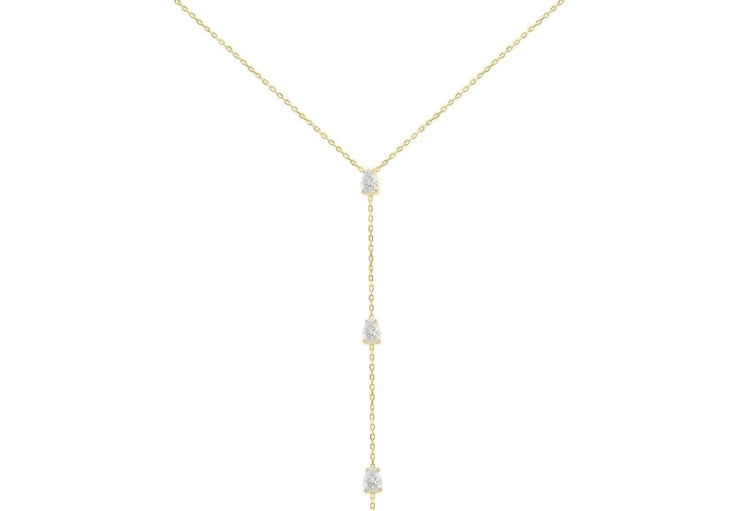 WHITE TROIS NECKLACE