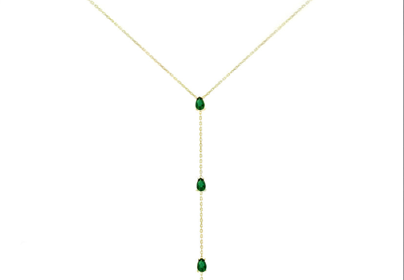 EMERALD TROIS NECKLACE