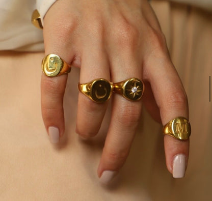 Customizable Signet Ring