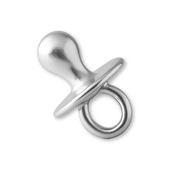 Silver pacifier