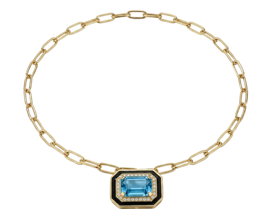 Tramonto Necklace Azure