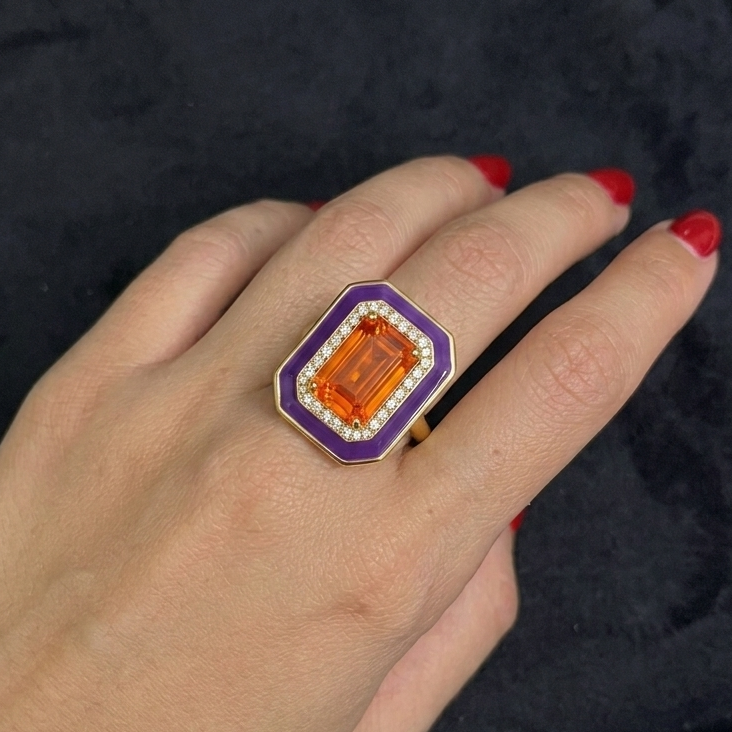 Tramonto Ring Citrine