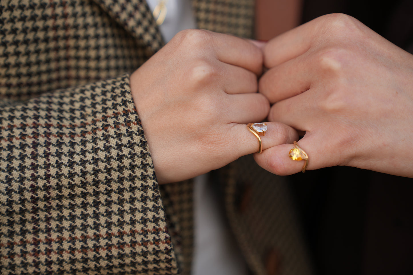 The Power Pair Pinkie Rings