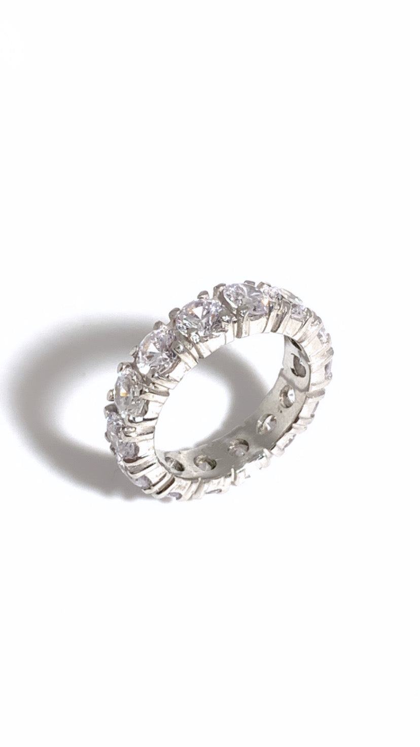 White Sapphire Ring